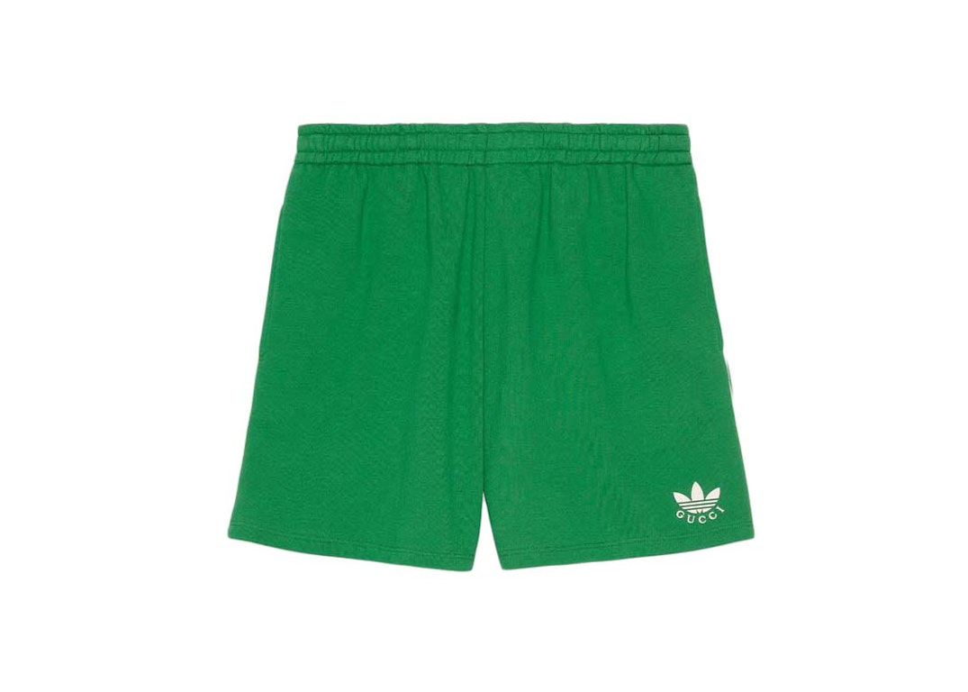 Pre-owned Gucci X Adidas Cotton Shorts Green
