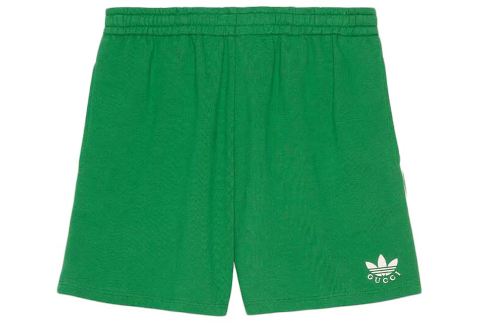Gucci x adidas Cotton Shorts Green