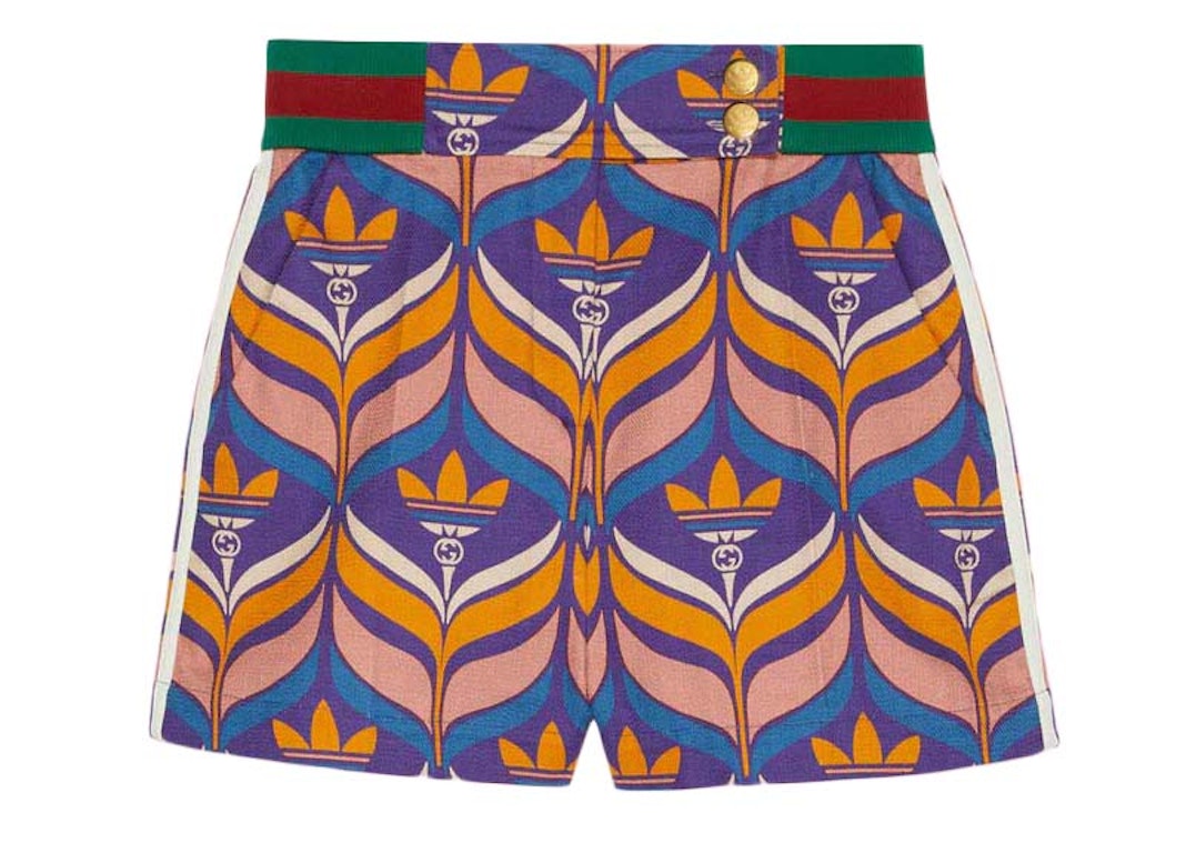 Pre-owned Gucci X Adidas Cotton Shorts Multicolor