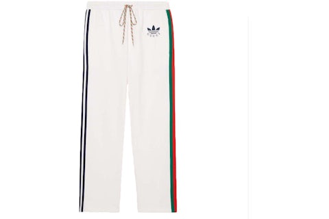 Gucci x adidas Cotton Sweatpants Ivory Men's SS22 US