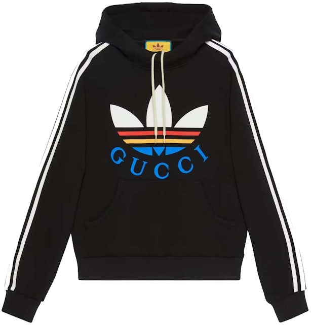 Gucci Logo cotton jersey cropped hoodie - Realry: Your Fashion