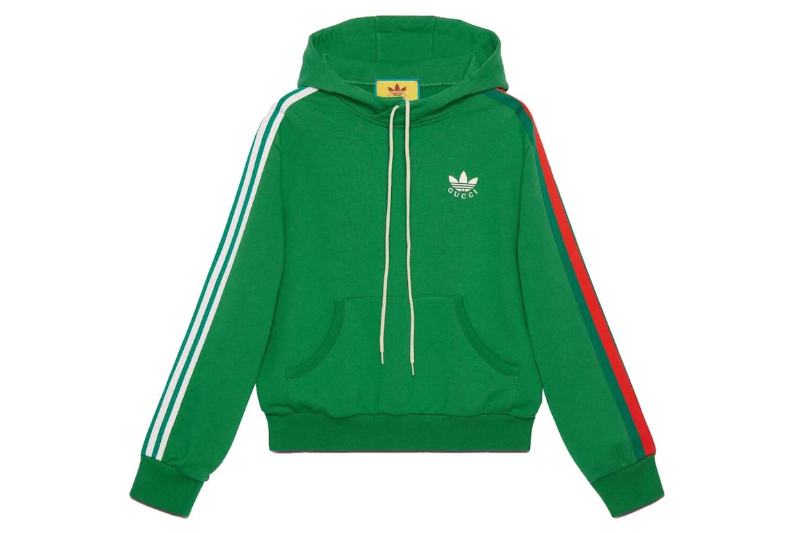 Pre-owned Gucci X Adidas Cotton Sweatshirt Green