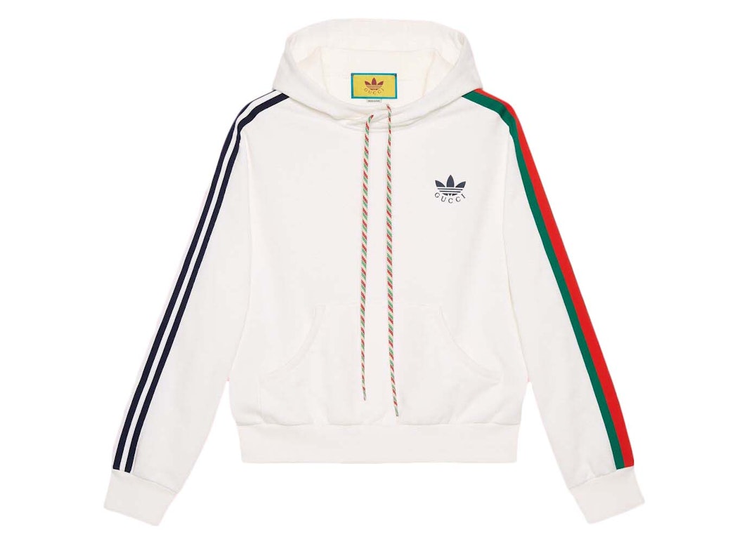 Pre-owned Gucci X Adidas Cotton Sweatshirt Ivory