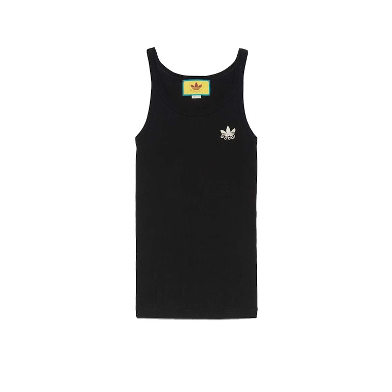 Pre-owned Gucci X Adidas Cotton Tank Top Black