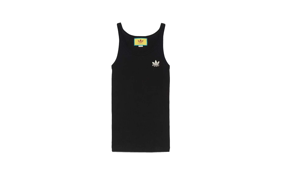 Pre-owned Gucci X Adidas Cotton Tank Top Black