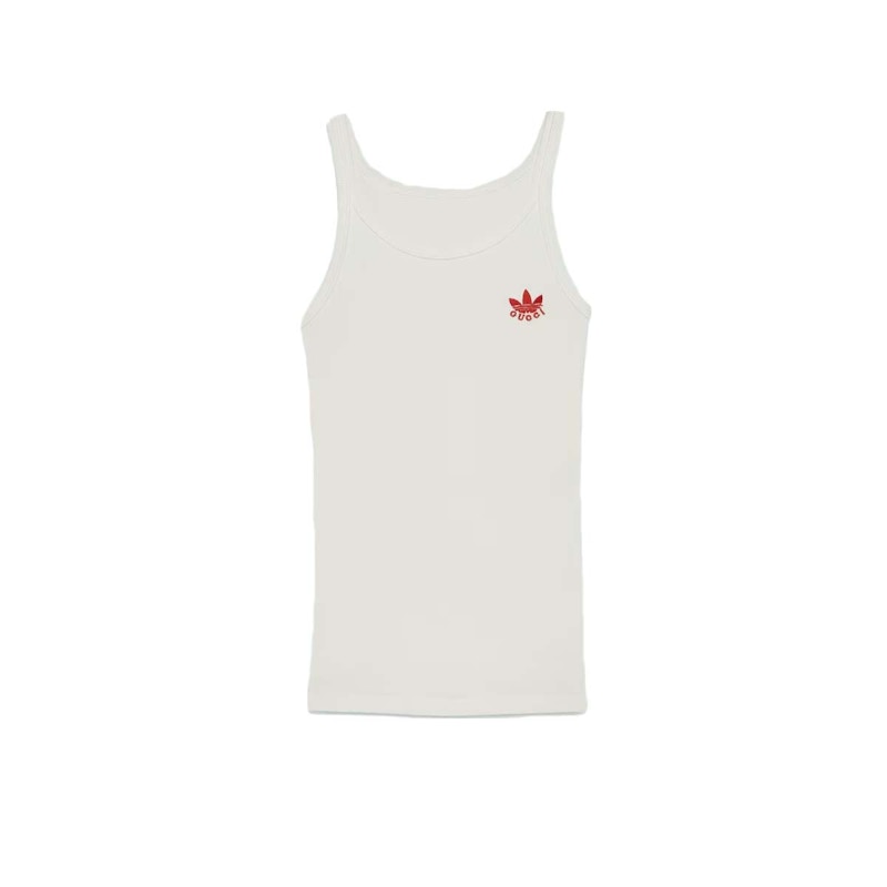 Gucci x adidas Cotton Tank Top White - FW22 - US