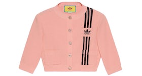 Gucci x adidas Cropped Cardigan Pink