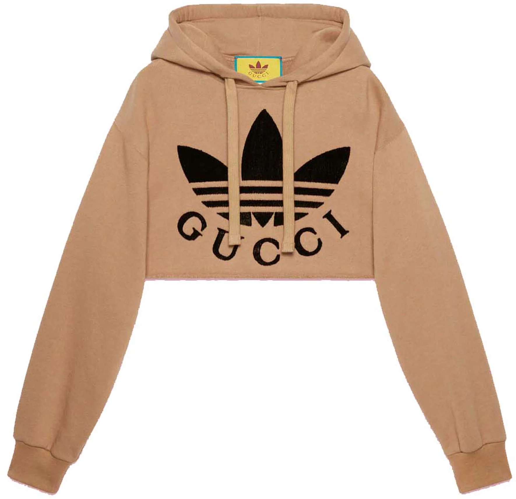 Gucci x adidas Cropped Sweatshirt Beige - SS22 - US