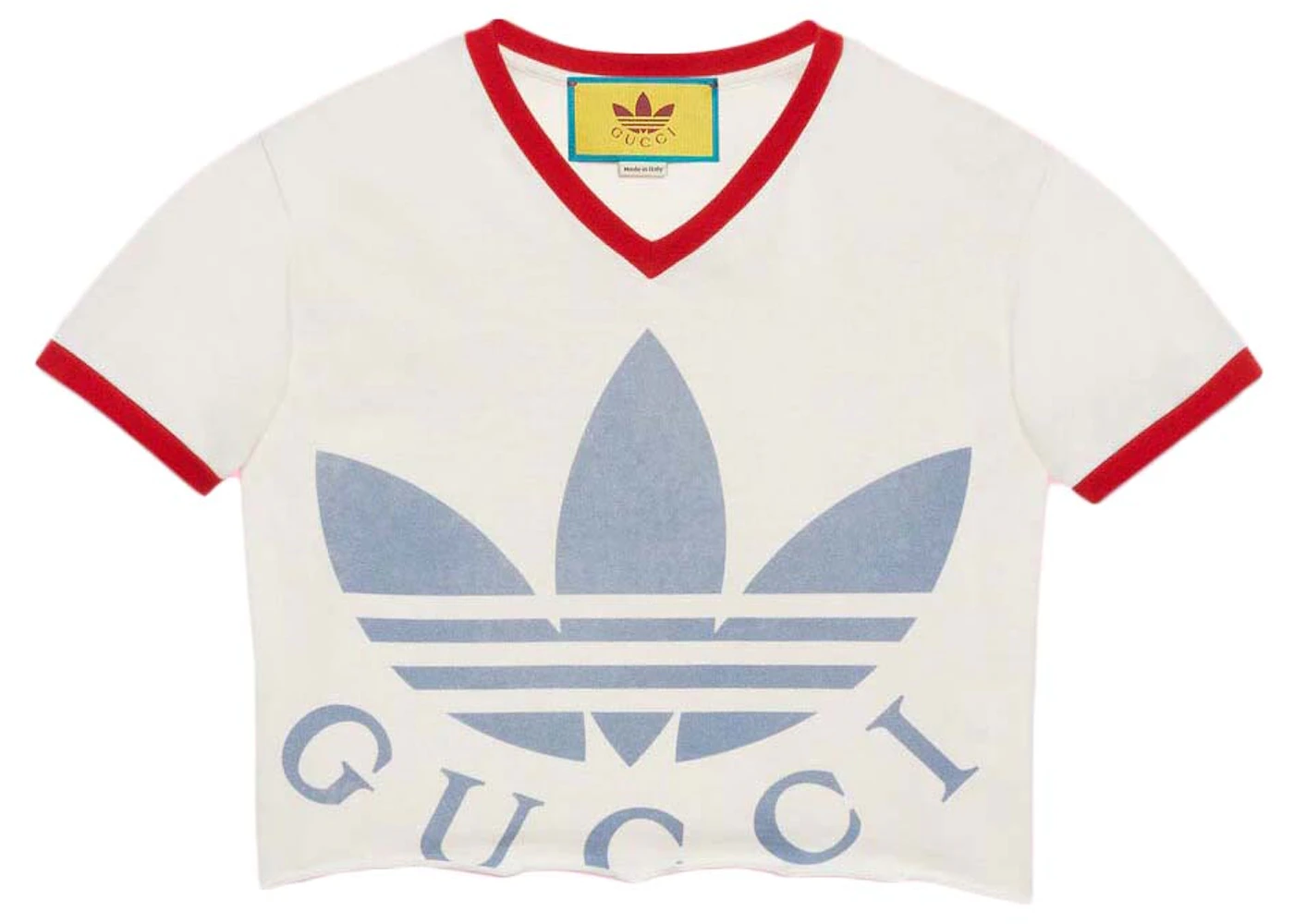 Gucci x adidas Cropped T-Shirt White - SS22 - US