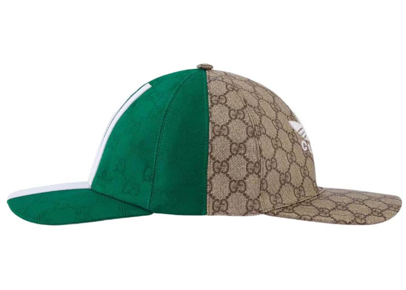 Gucci x adidas Double Sided Baseball Cap Green/Beige Men's US