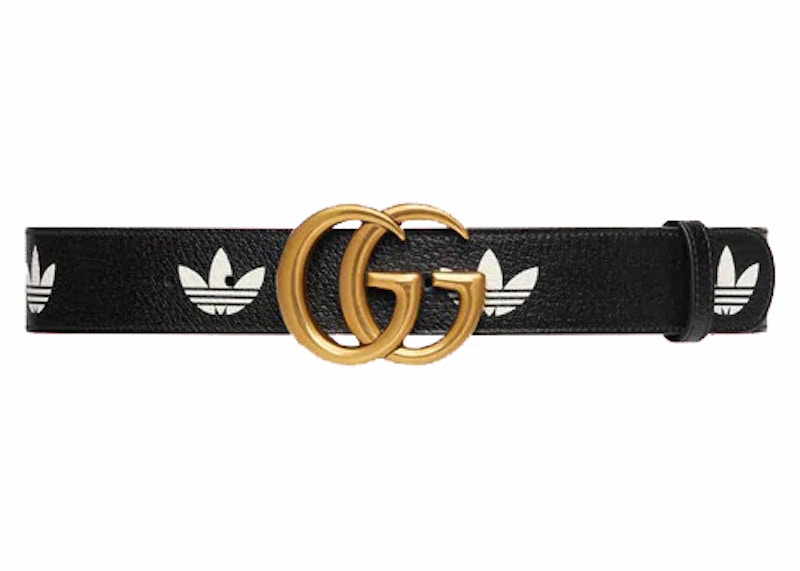 Gucci belt black store and white