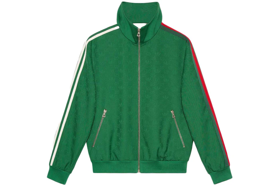 electo Excesivo hoy Gucci x adidas GG Trefoil Jacquard Jacket Green - SS22 - ES