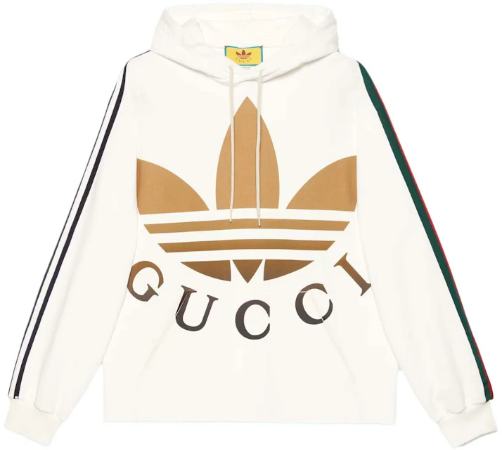 Gucci x adidas Hooded Sweatshirt Ivory - SS23 ES