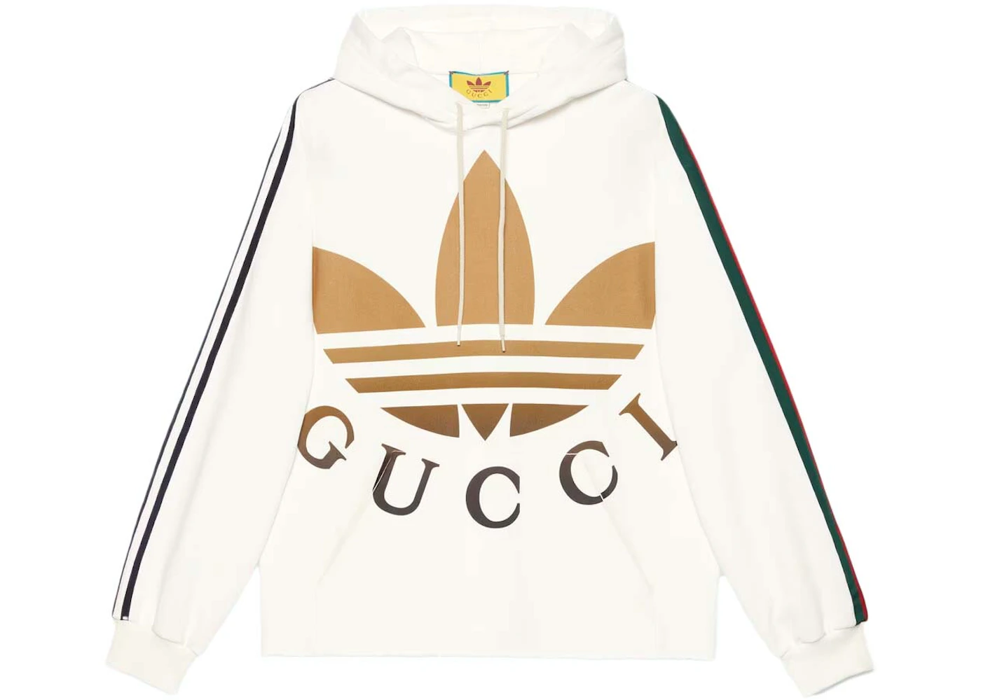 Gucci x Adidas Hooded Sweatshirt Ivory