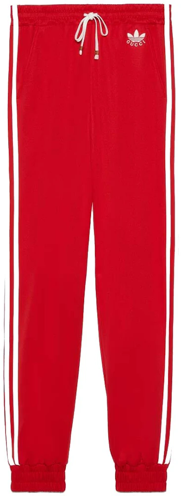 GUCCI Webbing-Trimmed Monogrammed Jersey Sweatpants for Men