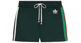 Gucci x adidas Jersey Shorts Dark Green