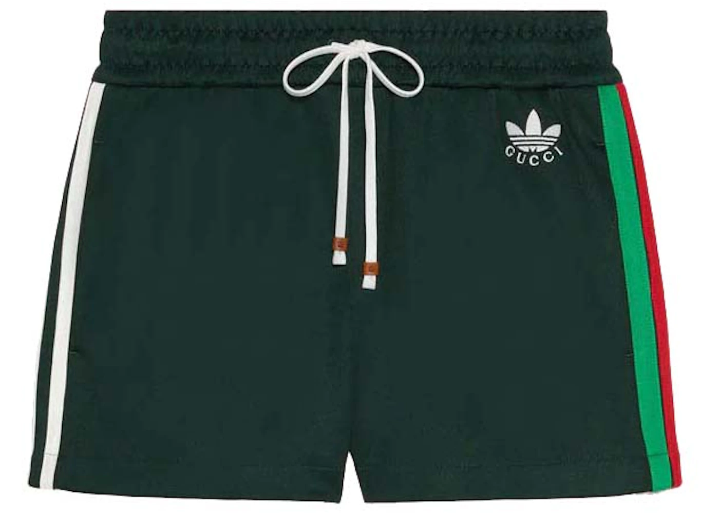 Gucci x adidas Jersey Shorts Dark Green - SS22 - US