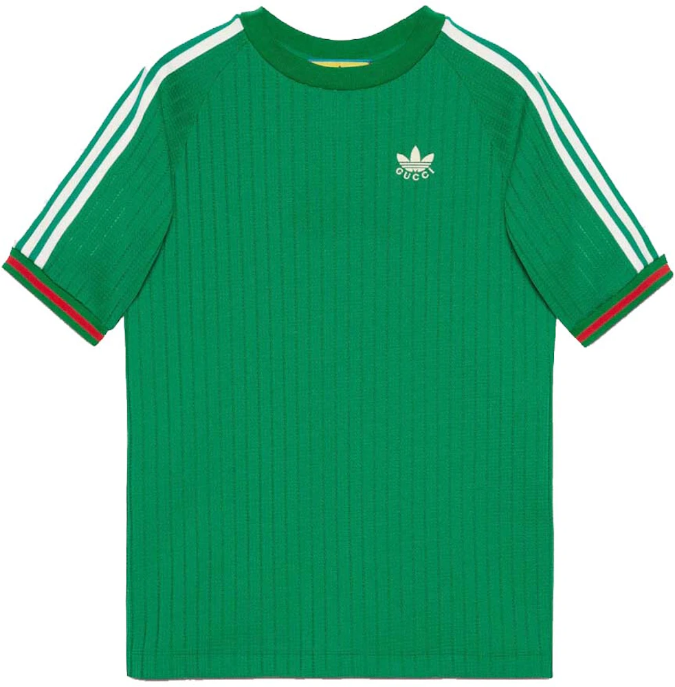 Gucci x adidas Jersey T-Shirt Green - SS22 - US