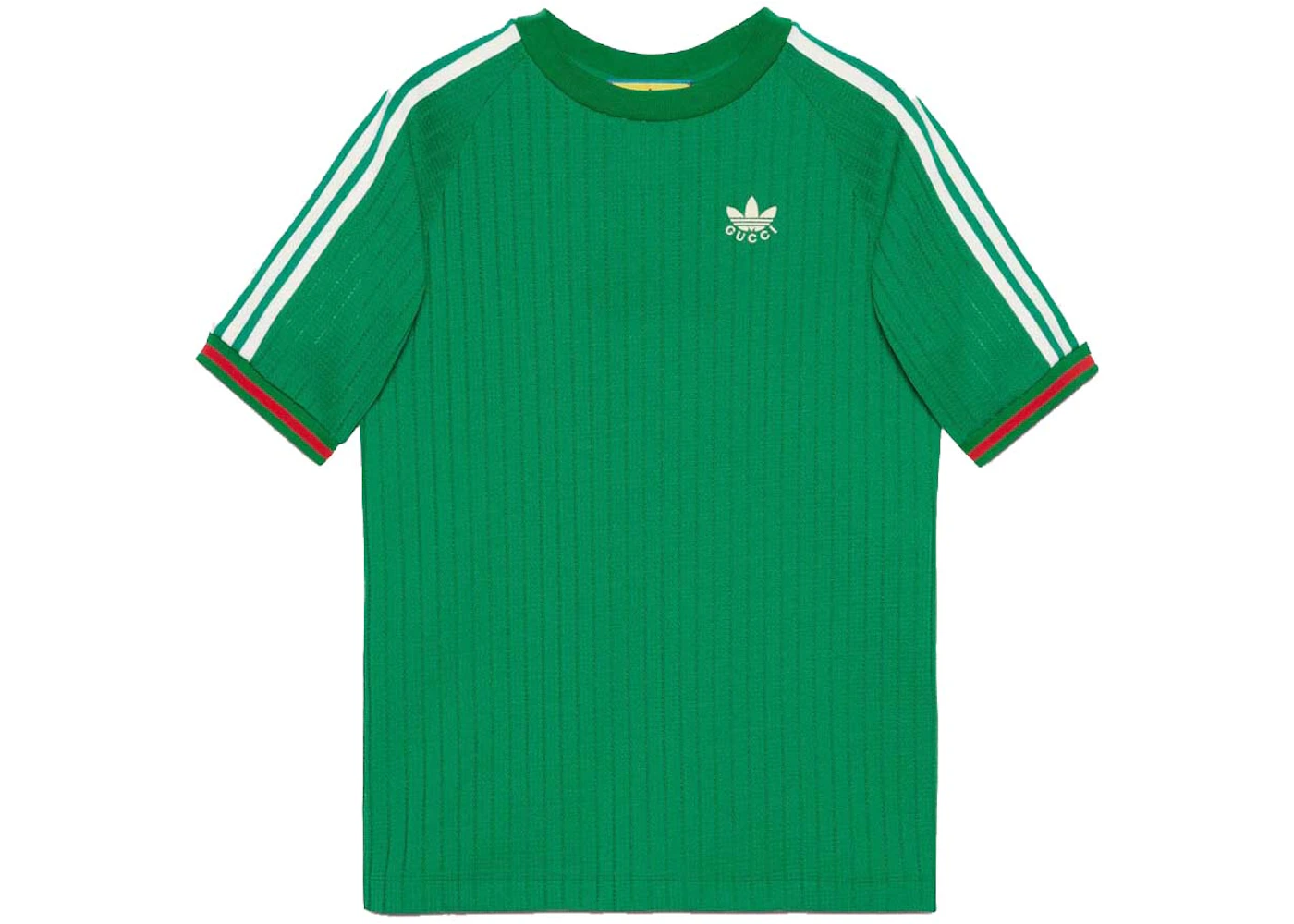 Gucci x adidas Jersey T-Shirt Green Men's - SS22 - US