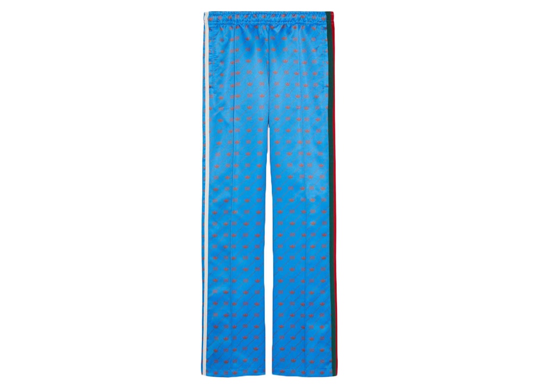 Pre-owned Gucci X Adidas Jogging Pants Blue
