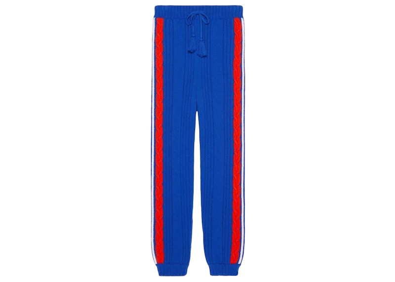 Gucci x adidas Knit Pants Blue Red White Men s US