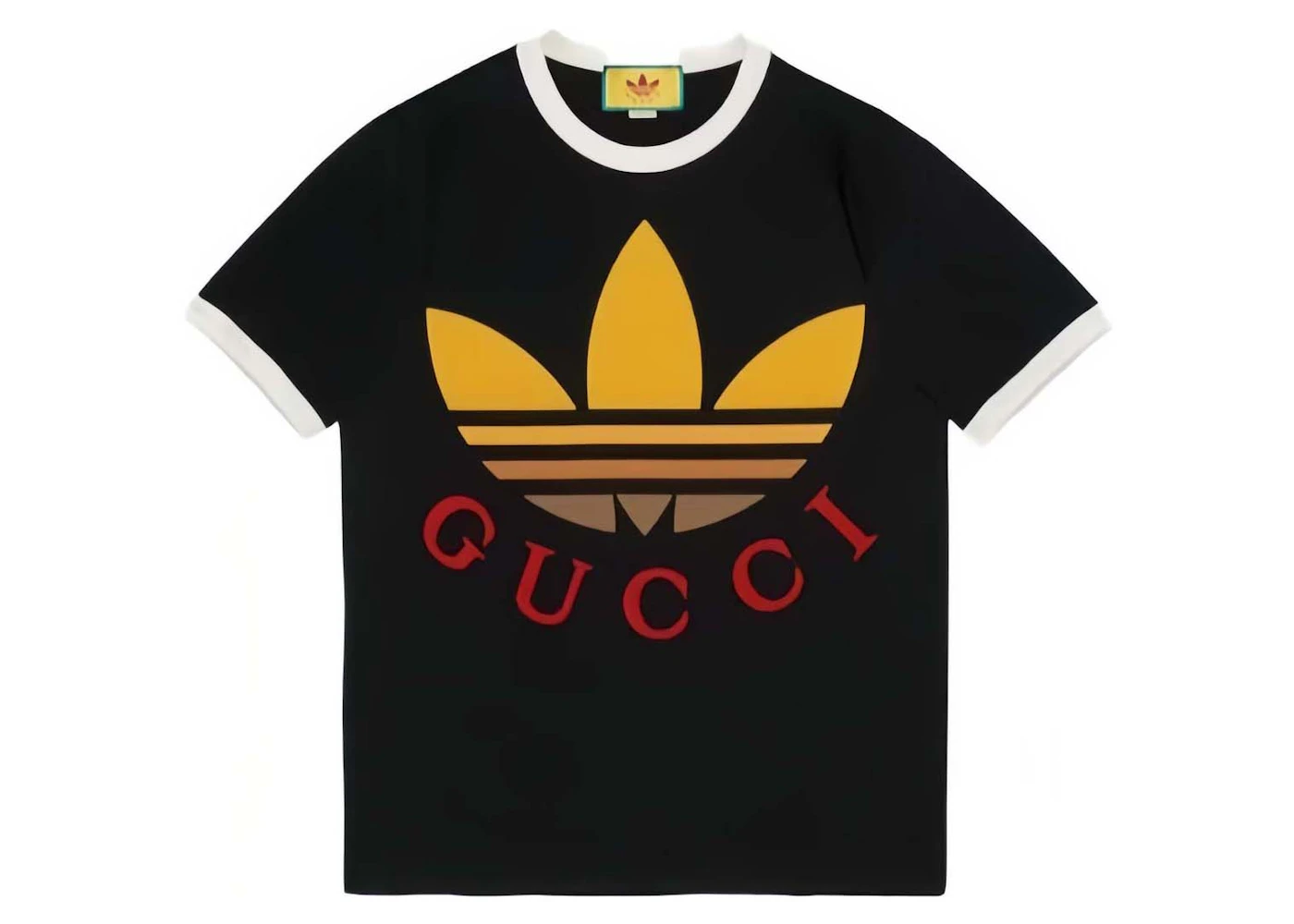 Gucci x adidas Logo T-shirt Black Men's - US