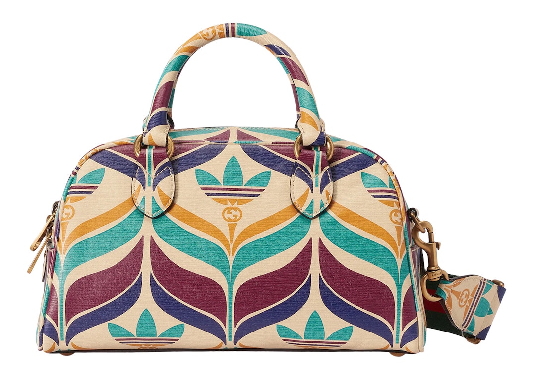 Pre-owned Gucci X Adidas Mini Duffle Bag Multicolor