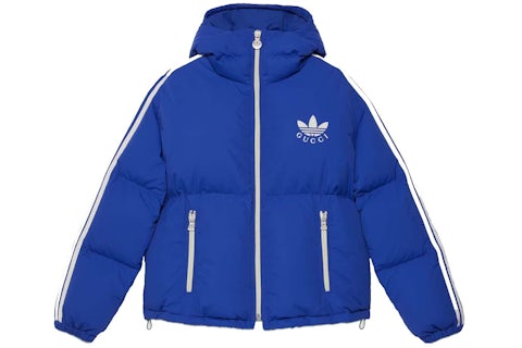 Gucci x adidas Plumífero de nailon Azul Hombre SS23 MX