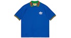 Gucci x adidas Polyester Polo Shirt Cobalt Blue