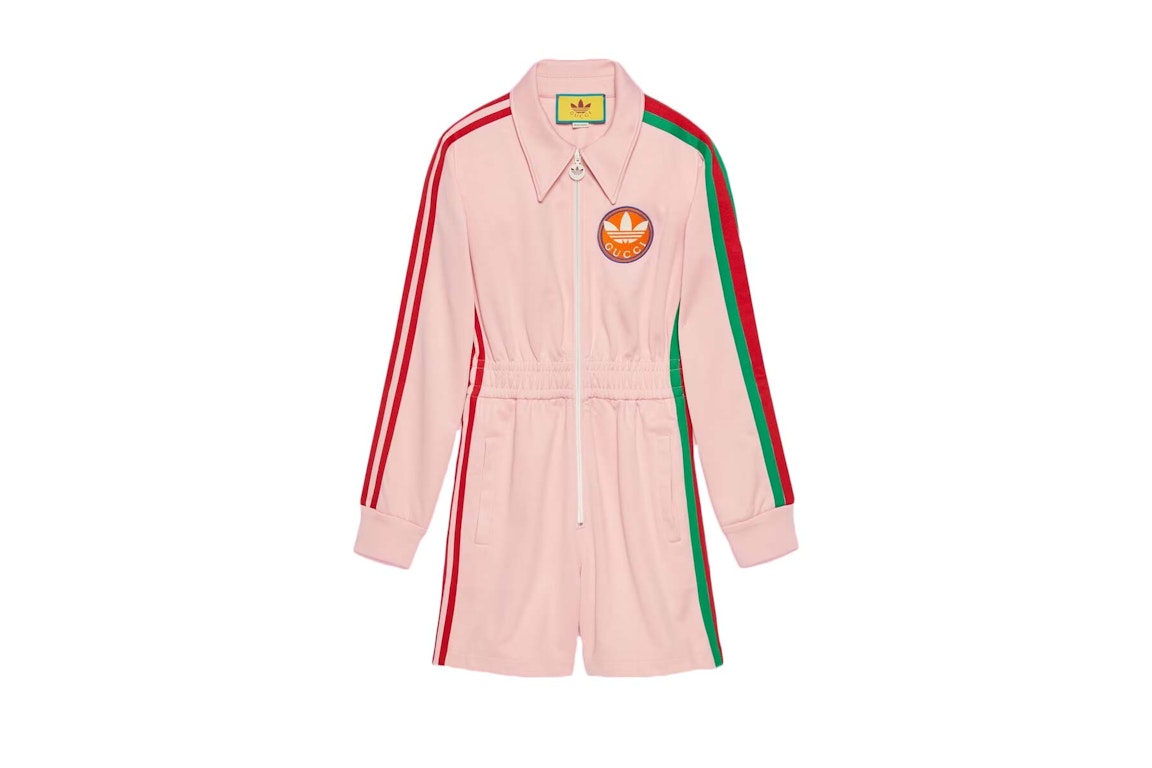 Pre-owned Gucci X Adidas Short Jumpsuit Pink