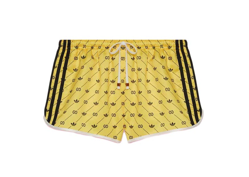 yellow gucci shorts