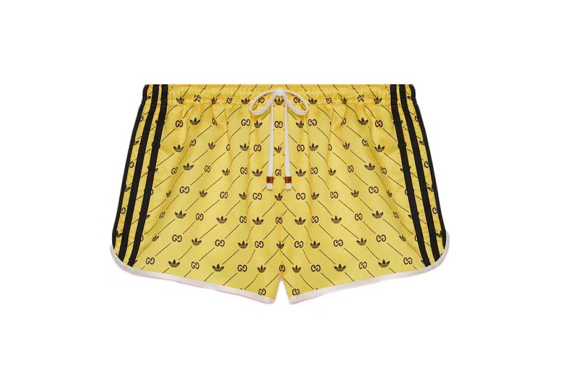 Pre-owned Gucci X Adidas Shorts Yellow/black