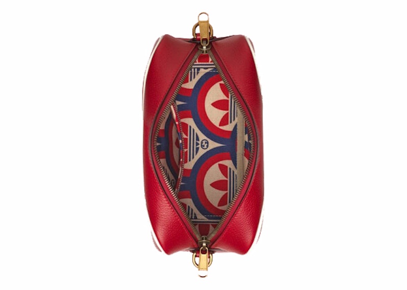 Gucci x adidas Small Shoulder Bag Red in Leather with Gold-tone - GB