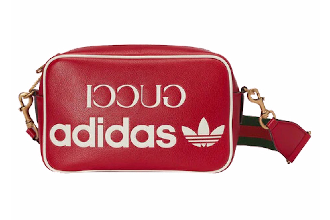 Pre-owned Gucci X Adidas Small Shoulder Bag Red