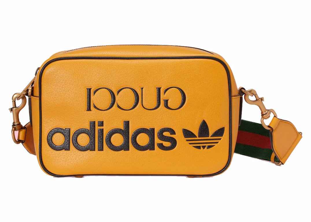 Pre-owned Gucci X Adidas Small Shoulder Bag Yellow