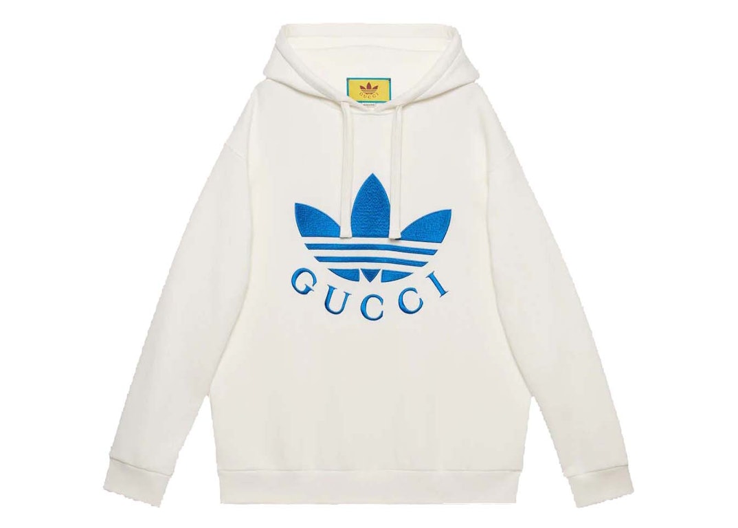 Pre-owned Gucci X Adidas Sweatshirt White
