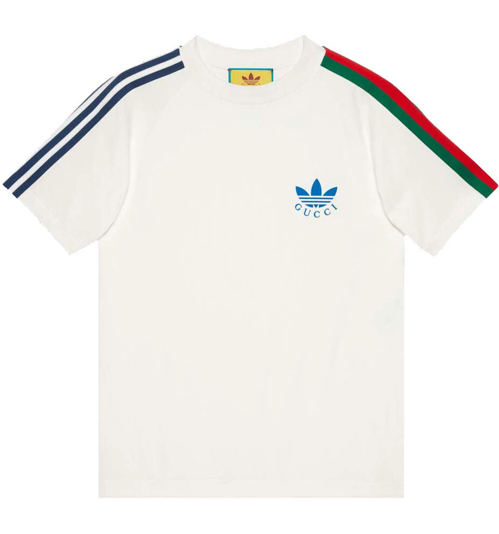 Gucci X Adidas Trefoil Print T-Shirt Off-White - Ss22 - Gb
