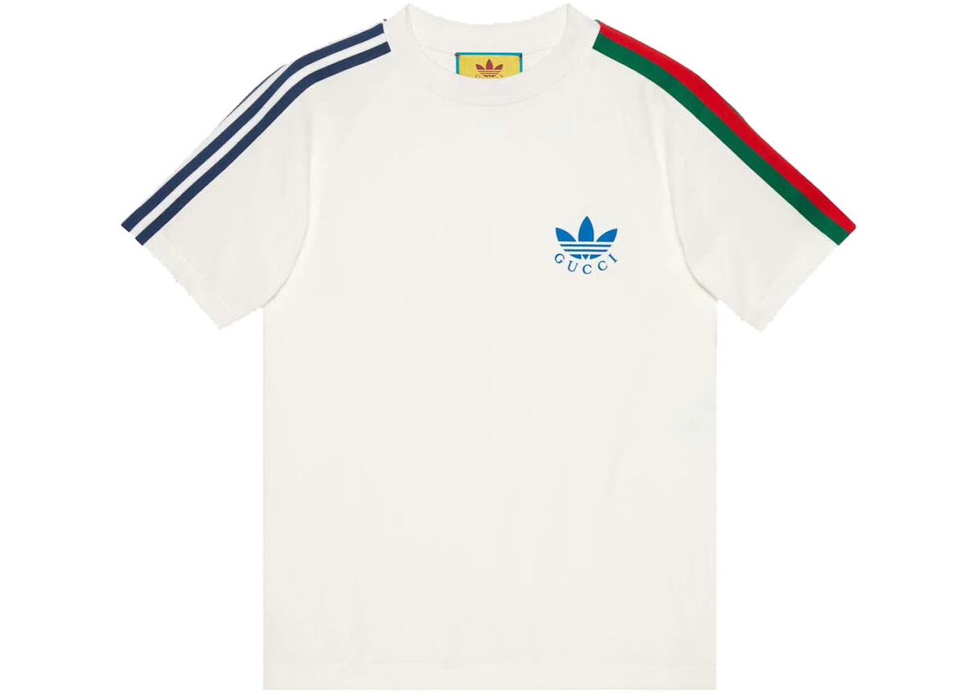 raya Retirado No haga Gucci x adidas Trefoil Print T-Shirt Off-White - SS22 Men's - US