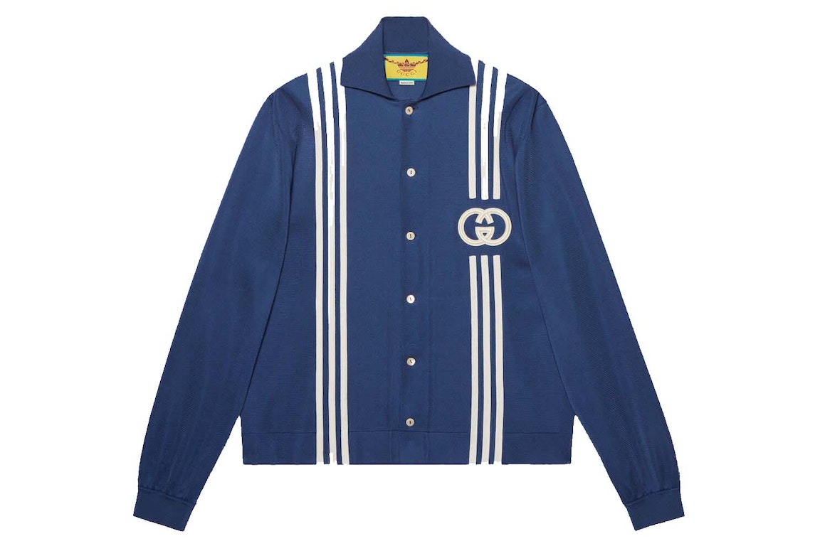 Pre-owned Gucci X Adidas Viscose Shirt Blue