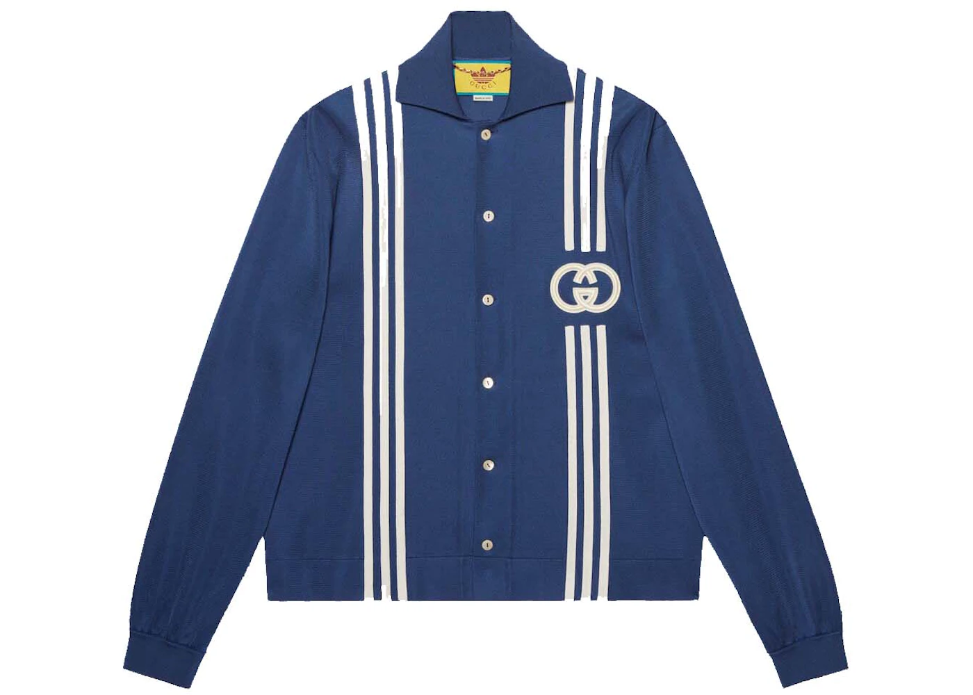 Gucci x adidas Viscose Shirt Blue Men's - SS22 - US