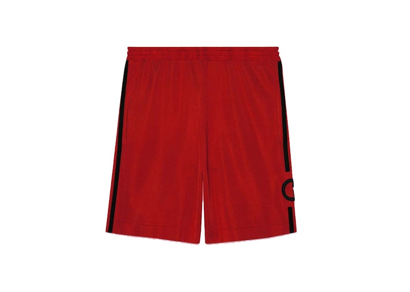 gucci red shorts