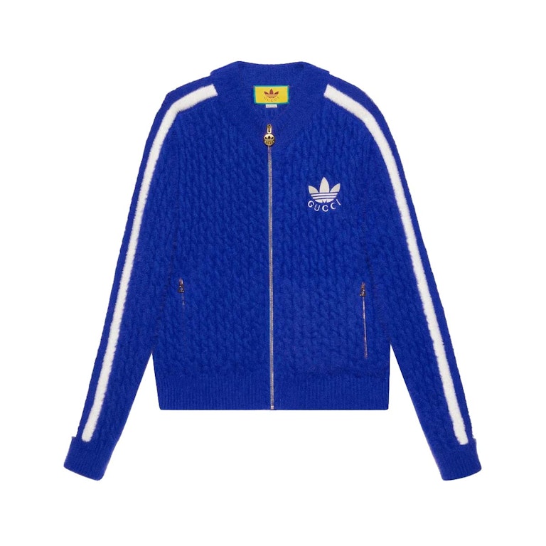 Pre-owned Gucci X Adidas Wool Jacket Blue