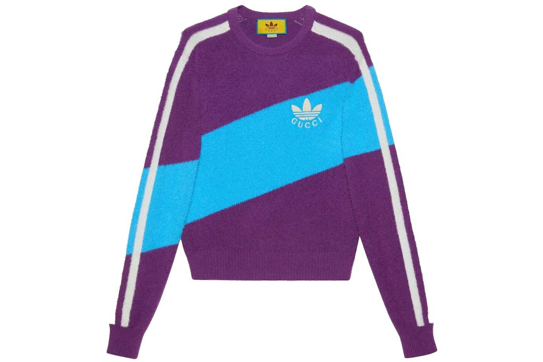 Gucci x adidas Wool Shirt Purple/Light Blue Men's - SS23 - US