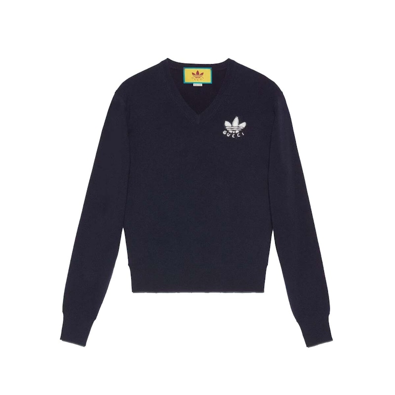 Gucci x adidas Wool Sweater Navy