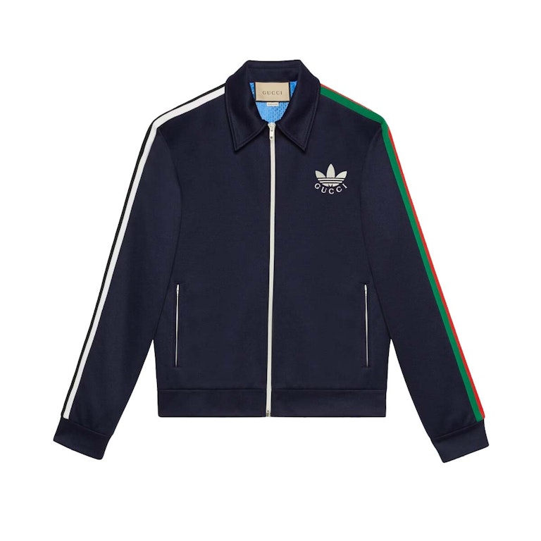 Pre-owned Gucci X Adidas Zip Jacket Black