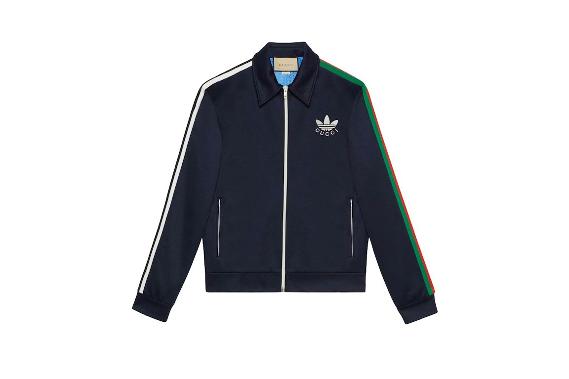 Pre-owned Gucci X Adidas Zip Jacket Black
