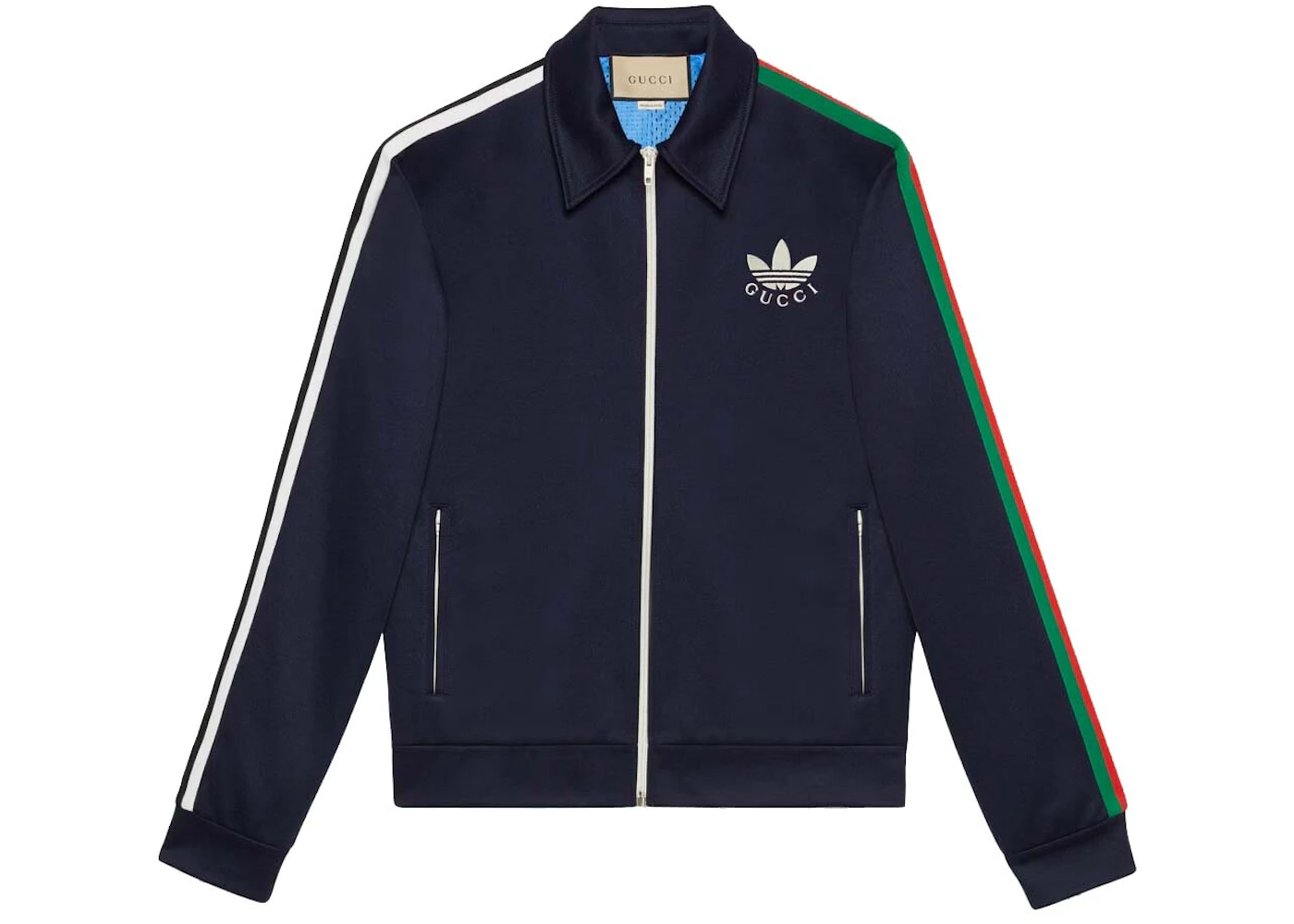 Gucci x adidas Zip Jacket Navy Blue Men's - SS23 - US