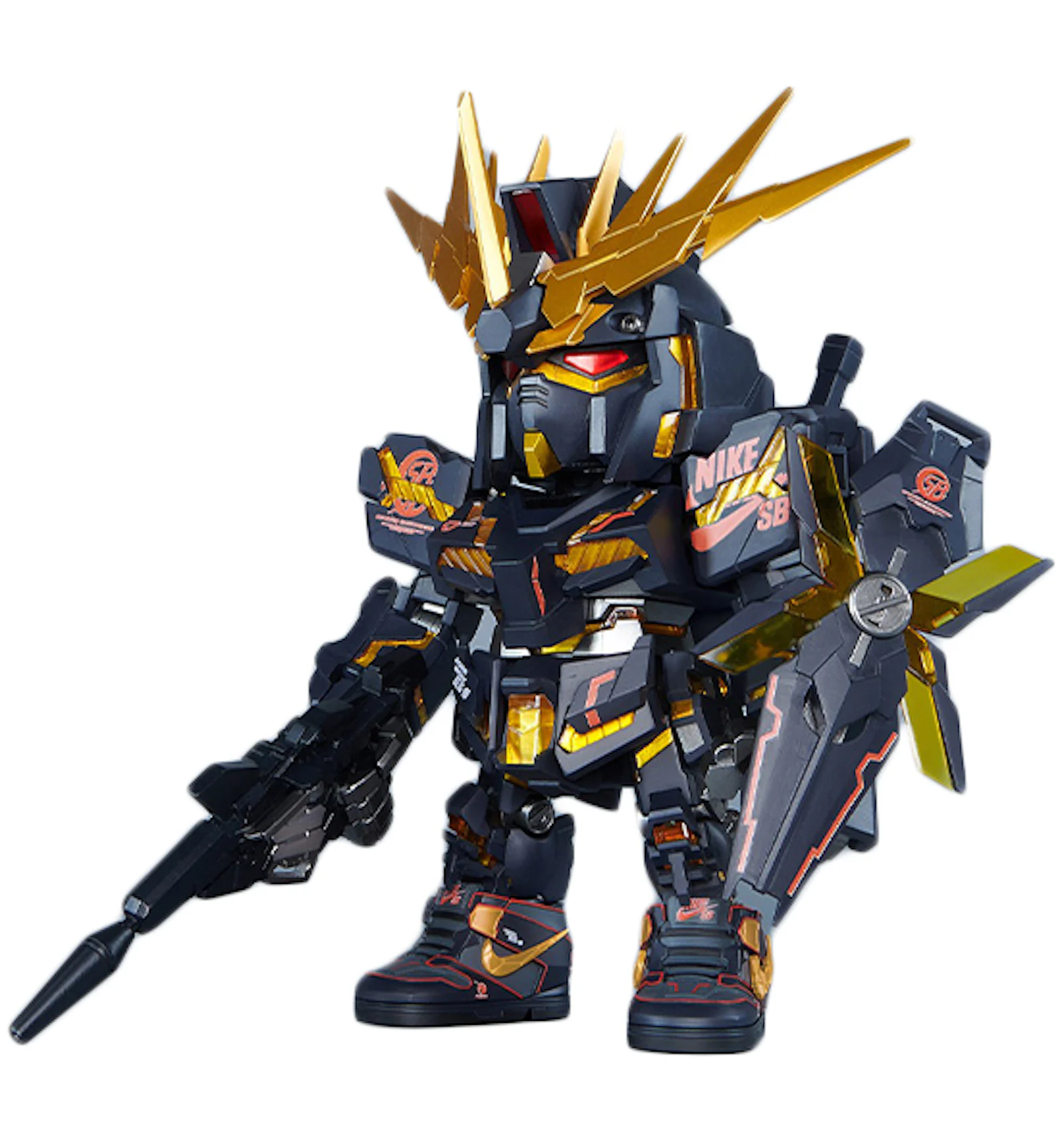 Bandai Gundam x Nike SB Unicorn QMSV RX-0 Banshee 02 (Destroy Mode) Action Figure - FW21 - US