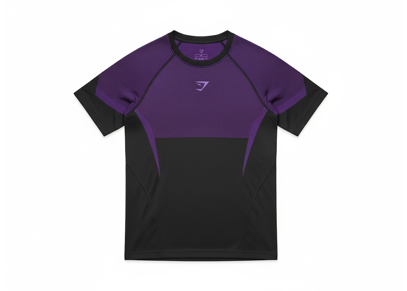 Gymshark Seamless T-shirt Black/Athletic Purple