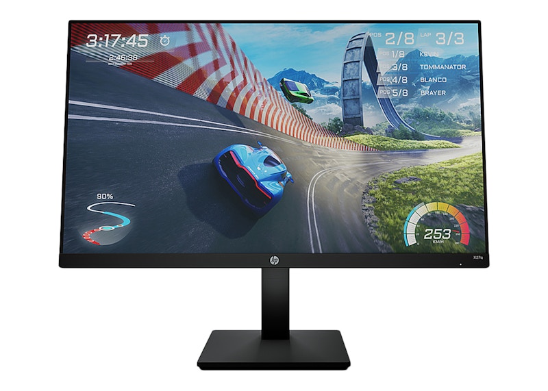 HP 27 Inch IPS Quad HD AMD Gaming Monitor X27q Black - GB